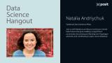 Natalia Andriychuk @ Pfizer | Hosting an *internal* data science hangout | Data Science Hangout