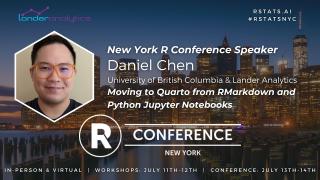 Daniel Chen - Moving to Quarto from RMarkdown and Python Jupyter Notebooks