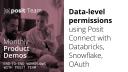 Data-level permissions using Posit Connect (with Databricks, Snowflake, OAuth)
