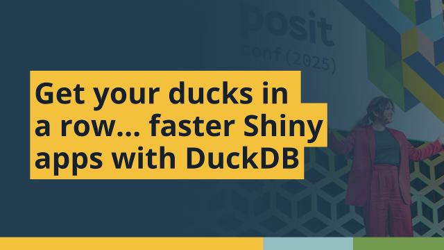 Get Your Ducks in a Row with Databases (Melissa Albino Hegeman, NYS OGS) | posit::conf(2025)